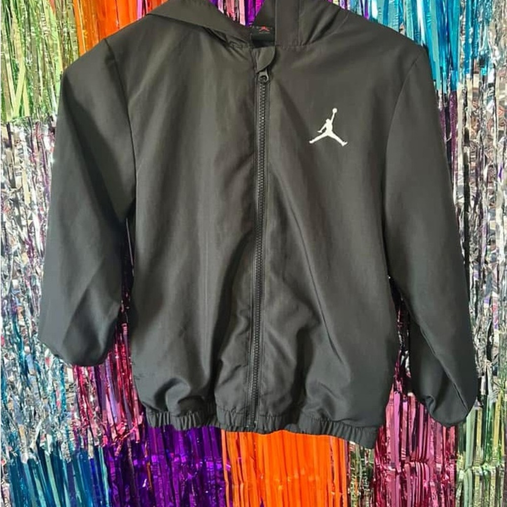 Jordan Black Hooded Jacket